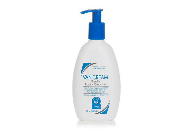 Vanicream Gentle Facial Cleanser bottle for sensitive skin